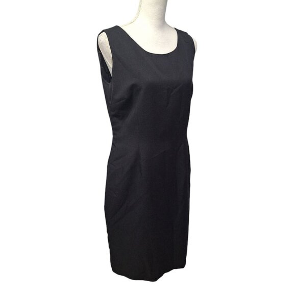 Le Suit Separates Dress Black Basic Sleeveless Zip Womens 12 Budiness Funeral - Picture 1 of 12